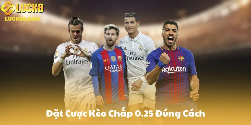 Hướng Dẫn Đặt Cược Kèo Chấp 0.25 Đúng Cách